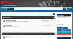 Desktop Screenshot of hfhacks.com